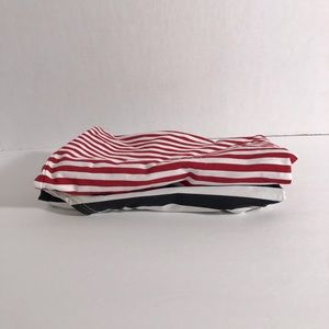 Chico’s 0 stripes tank top stretch 2 tops red